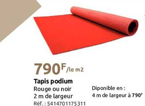 Tapis Podium