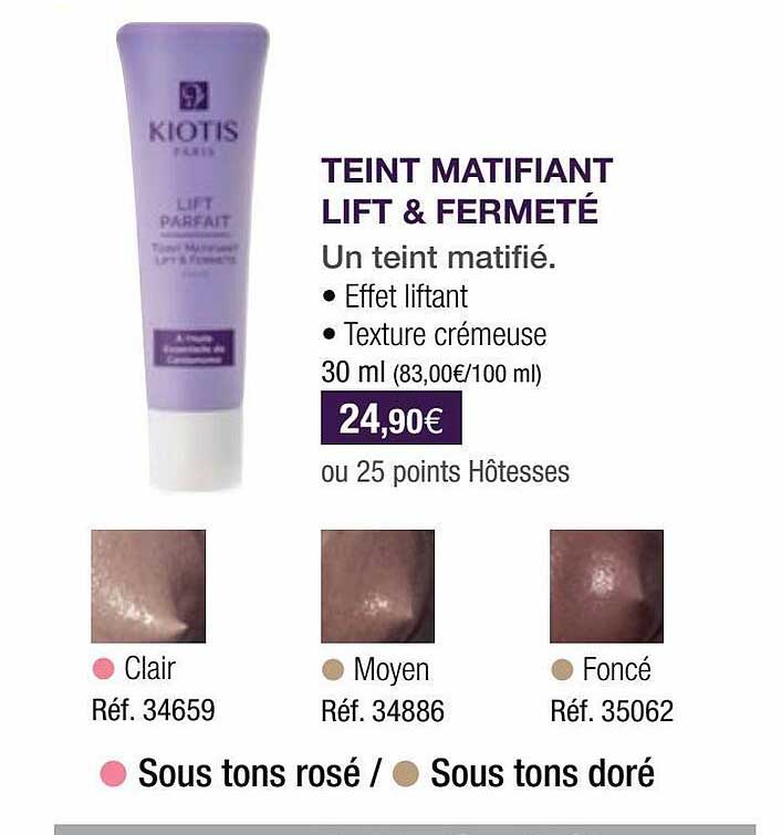 Teint Matifiant Lift & Fermeté Kiotis