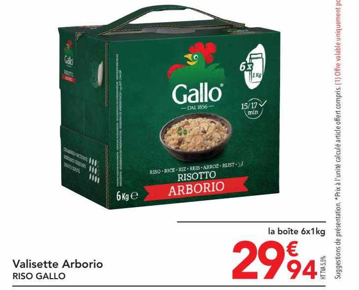 valisette arborio riso gallo