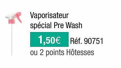 vaporisateur spécial pre wash