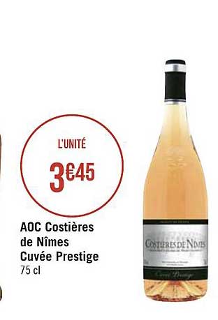 aoc costières de nîmes cuvée prestige