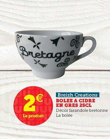 bolée à cidre en gres 25cl breizh creations