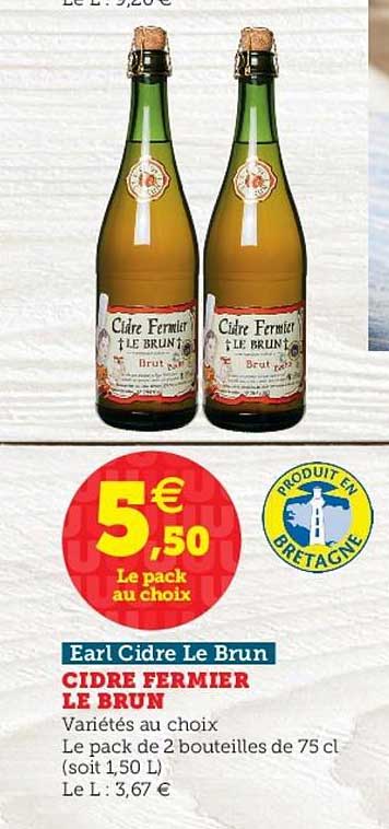 cidre fermier le brun earl cidre le brun