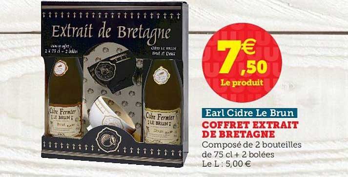coffret extrait de bretagne earl cidre le brun