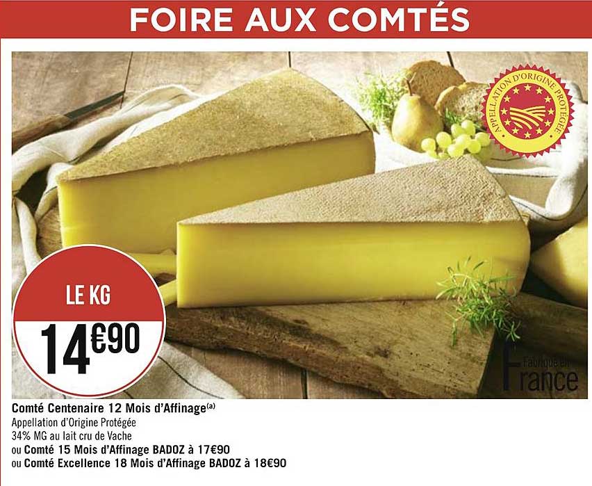 compté centenaire 12 mois d'affinage