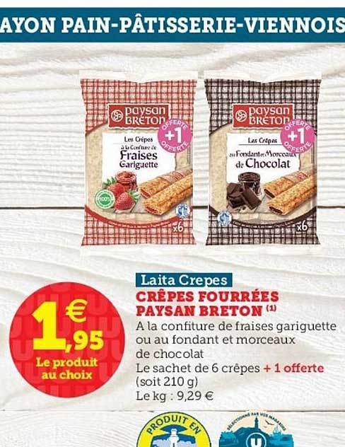 crêpes fourrées paysan breton laita crepes