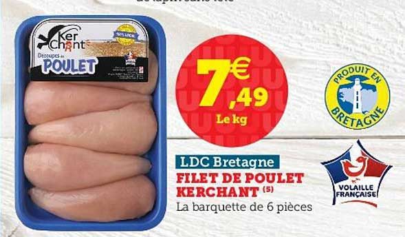 filet de poulet kerchant ldc bretagne