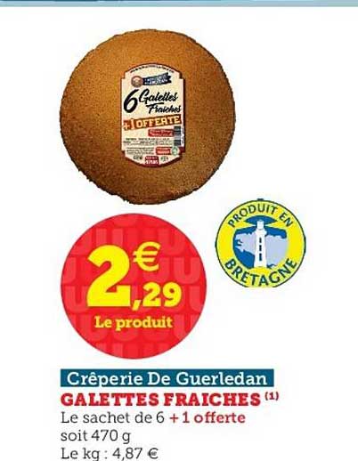 galettes fraiches crêperie de guerledan