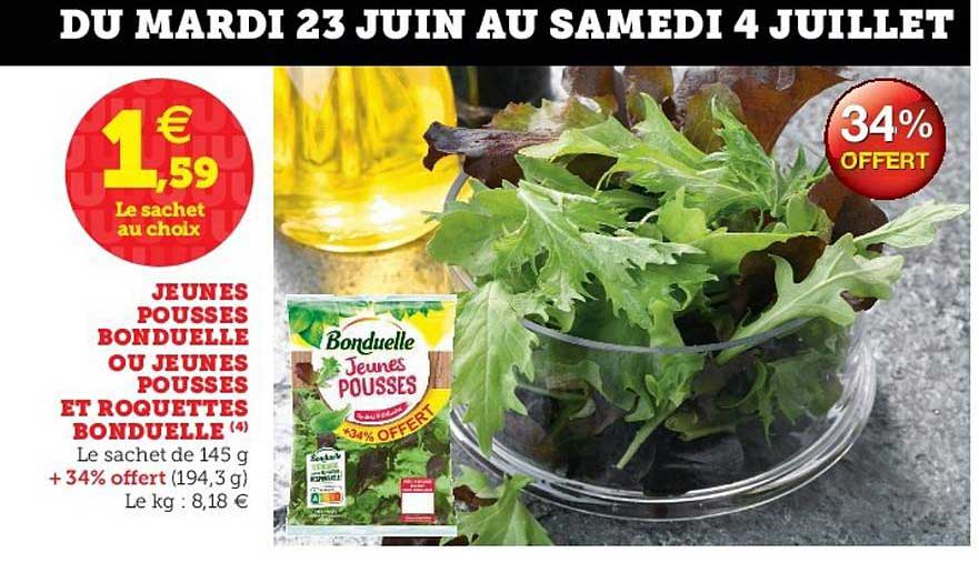 Jeunes Pousses Bonduelle Ou Jeunes Pousses Et Roquettes Bonduelle