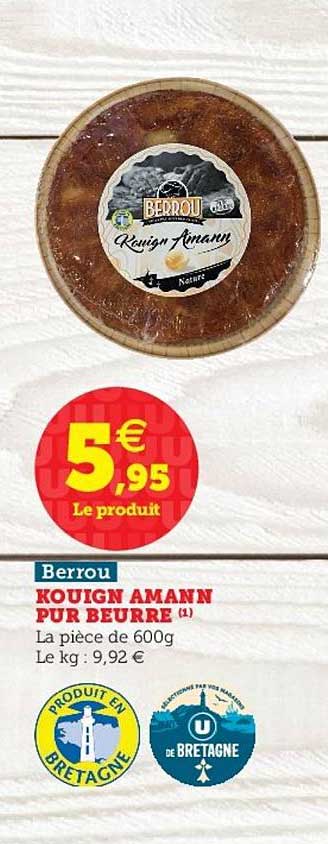 kouign amann pur beurre berrou
