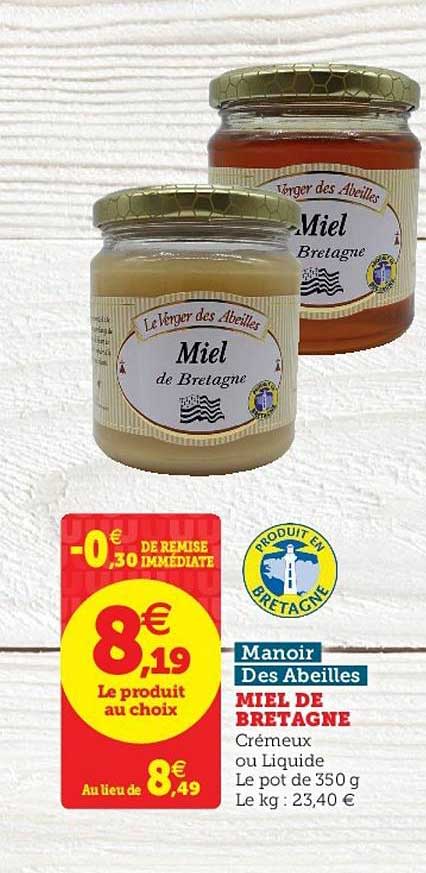 miel de bretagne manoir des abeilles