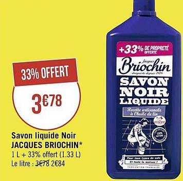 savon liquide noir jacques briochin