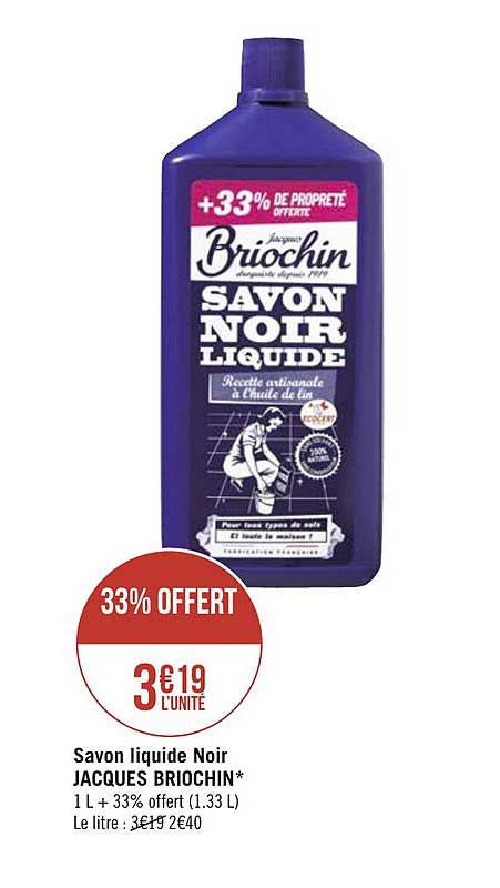 savon liquide noir jacques briochin