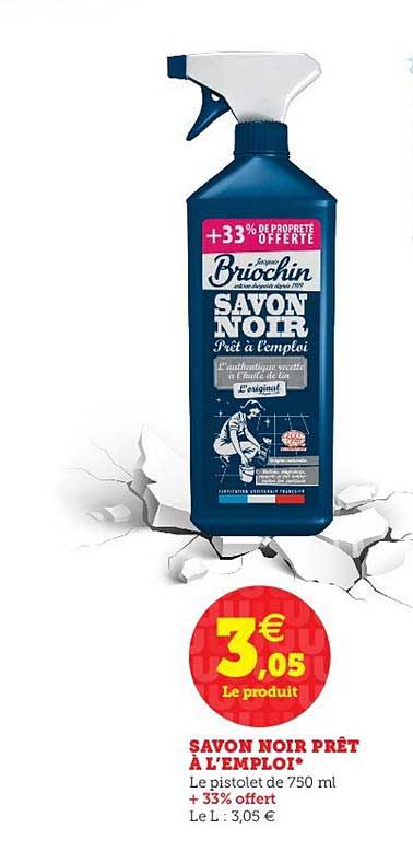 savon noir prêt à l'emploi