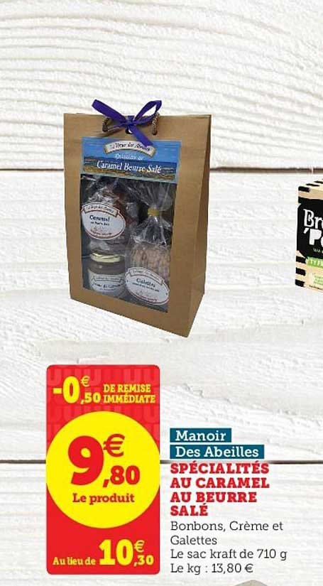 spécialités au caramel au beurre salé manoir des abeilles