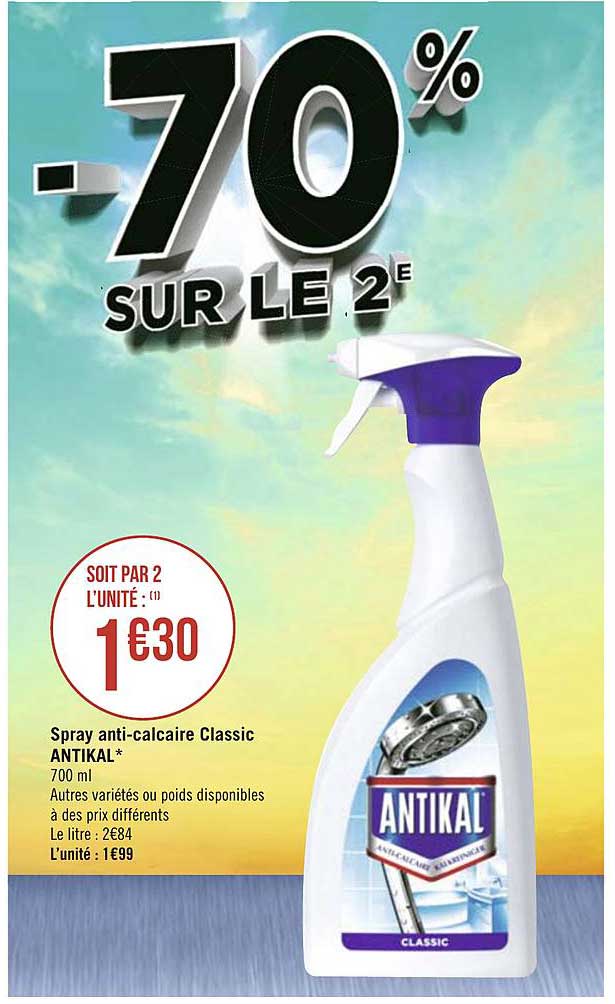 Spray Anti Calcaire Classic Antikal