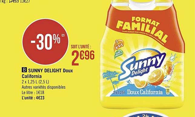 Sunny Delight Doux California