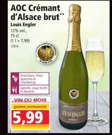 aoc crémant d'alsace brut louis engler