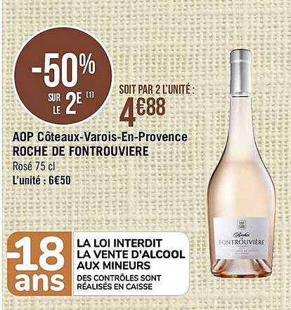 aop côteaux-varois-en-provence roche de fontrouvière