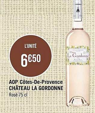 aop côtes-de-provence château la gordonne