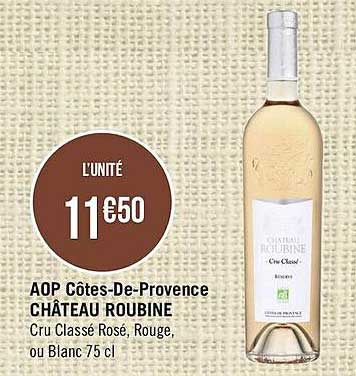 aop côtes-de-provence château roubine