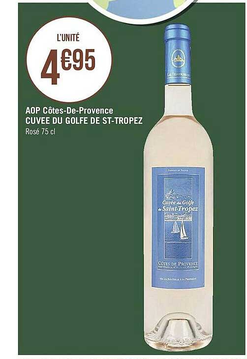 aop côtes-de-provence cuvée du golfe de st-tropez