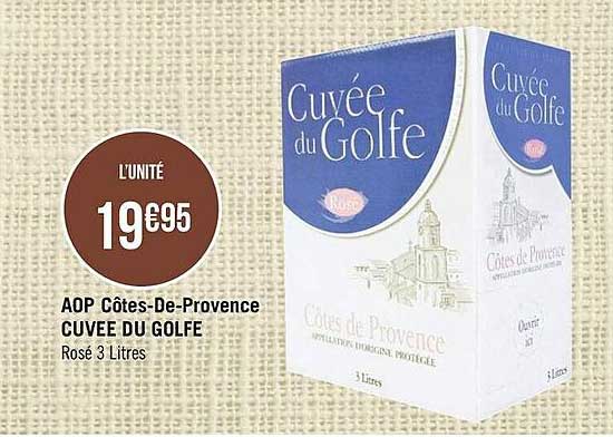 aop côtes-de-provence cuvée du golfe