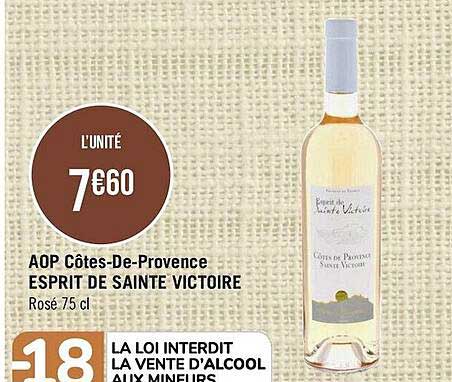 aop côtes-de-provence esprit de sainte victoire