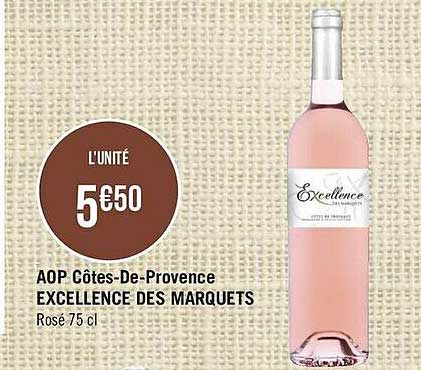 aop côtes-de-provence excellence des marquets