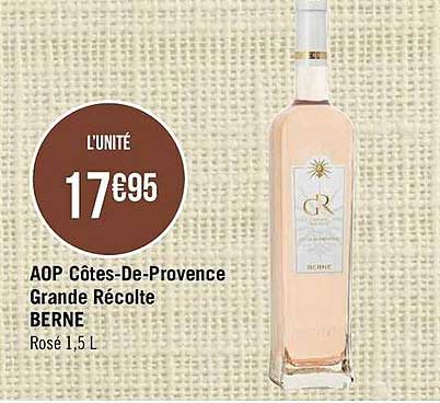 aop côtes-de-provence grande récolte berne