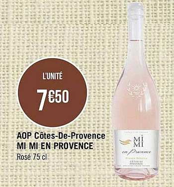 aop côtes-de-provence mi mi en provence