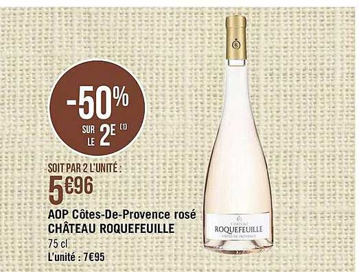 Aop Côtes-de-provence Rosé Château Roquefeuille