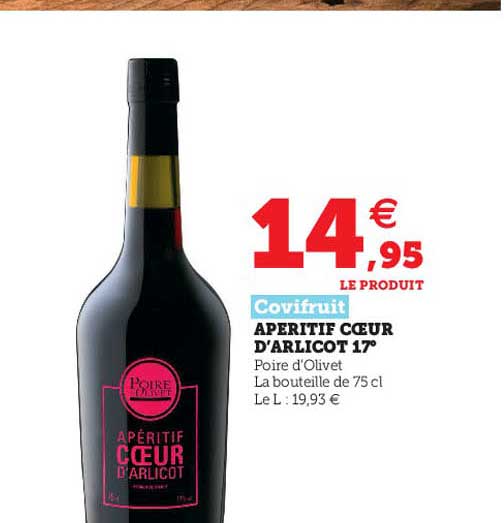apéritif coeur d'arlicot 17° covifruit