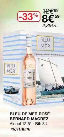 bleu de mer rosé bernard magrez