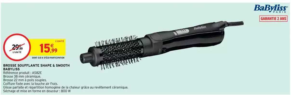 brosse soufflante shape & smooth babyliss