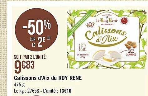 Calissons D'aix Du Roy René