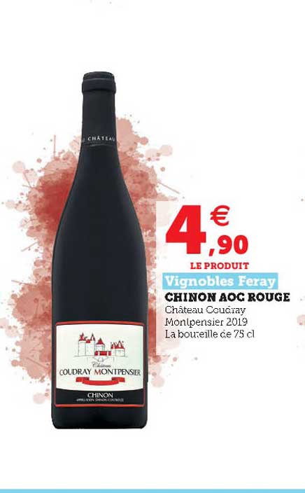 chinon aoc rouge vignobles feray
