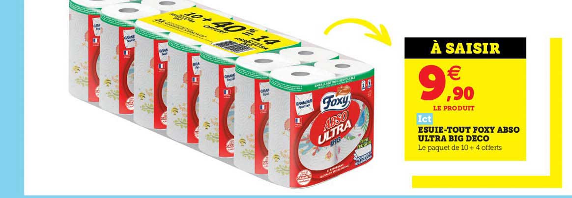 essuie-tout foxy abso ultra big déco ict
