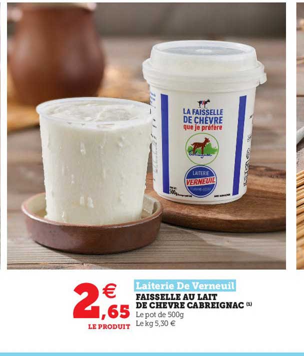 faisselle au lait de chèvre cabreignac laiterie de verneuil