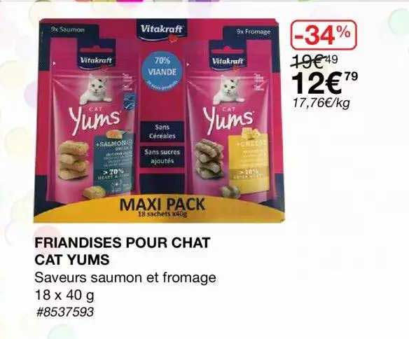 friandises pour chat cat yums