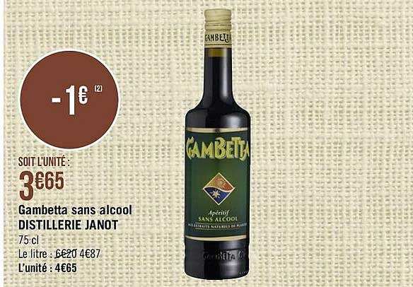 gambetta sans alcool distillerie janot
