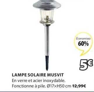 Lampe Solaire Mustvit