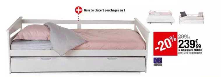 lit gigogne natalie
