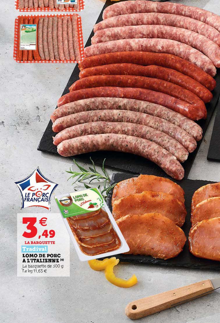 lomo de porc à l'italienne tradival