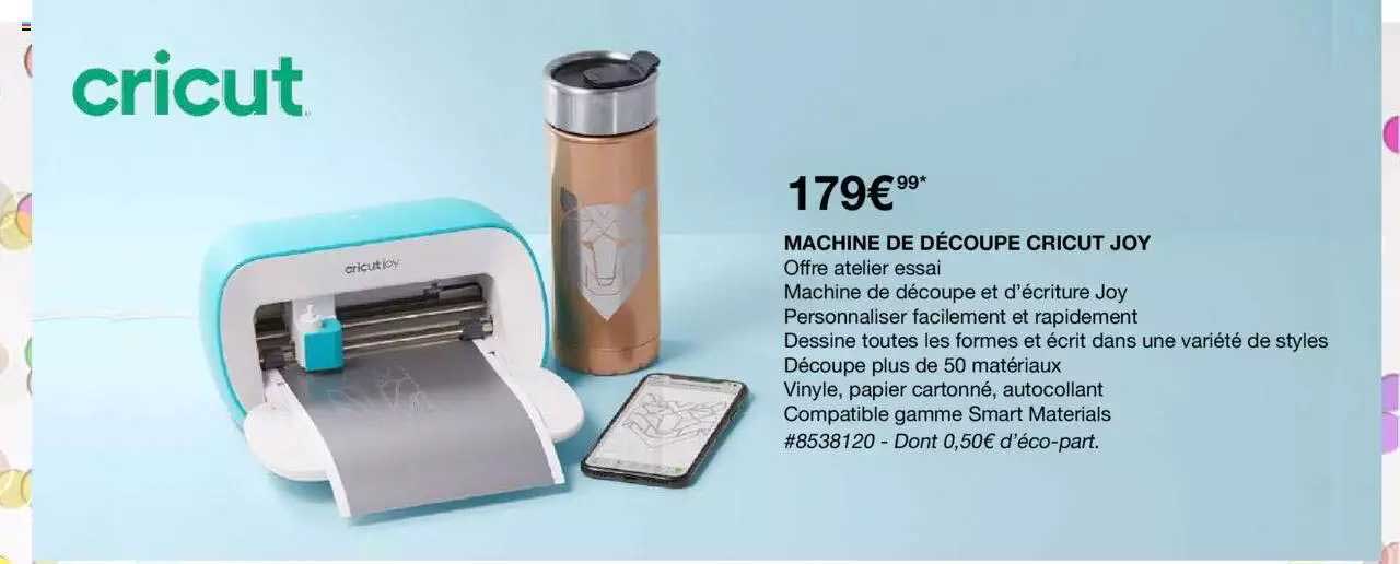 machine de découpe cricut joy