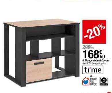 mange debout cooper time