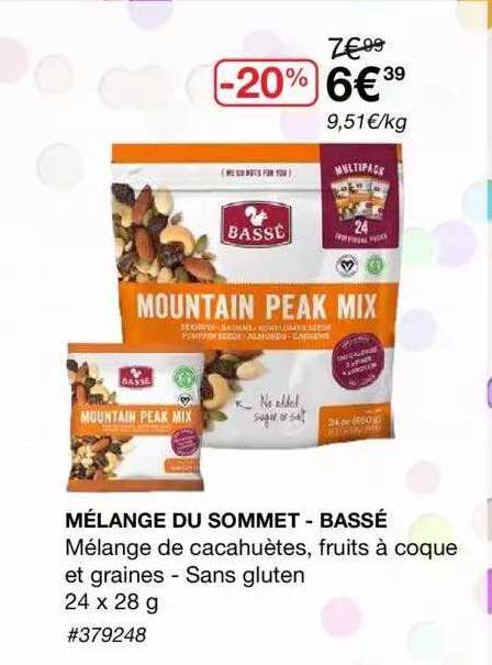 mélange du sommet - bassé