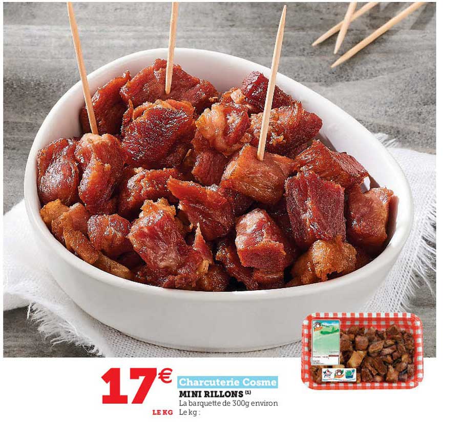 mini rillons charcuterie cosme