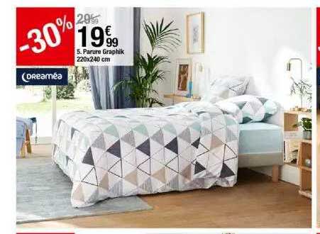 parure graphik 220 x 240 cm dreaméa