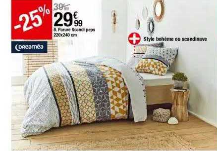 parure scandi peps dreaméa 220 x 240 cm
